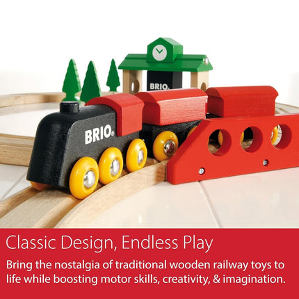 BRIO World 33028 Classic Figure 8 Train Set 22 Pieces for Kids Ages 2+