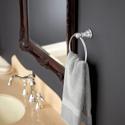 Moen YB8486CH Weymouth Towel Ring, Chrome