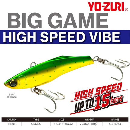 Yo-Zuri R1303-CDR High Speed Vibe, Color, Dorado, 130mm 5-1/4"