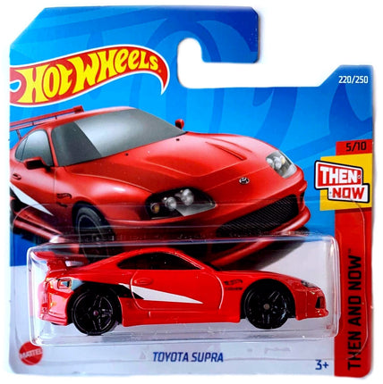 Hot Wheels 2022 - Toyota Supra - Red - Then and No