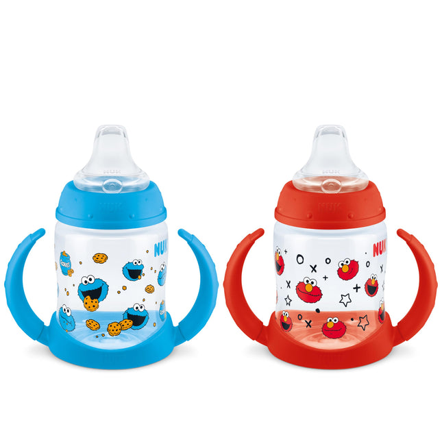 NUK Learner Cup, 5oz, Pack of 2, Sesame Street, El