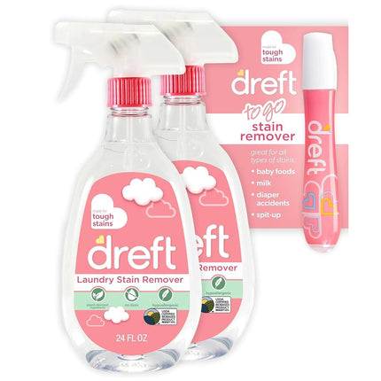 Stain Remover, 24 Ounce (Pack of 2) plus Dreft Sta