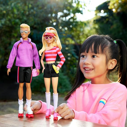 Barbie Fashionistas Roller-Skating Barbie & Ken Set