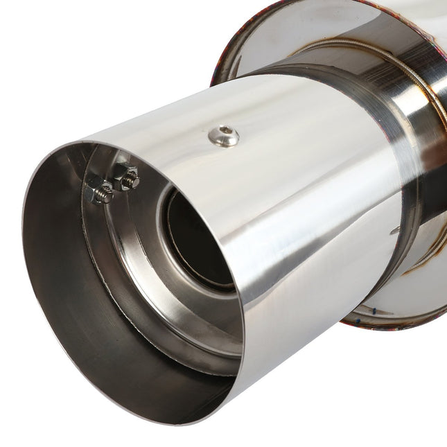 DNA MOTORING CBE-HC06SI Stainless Steel Cat Back Exhaust System [Compatible with 06-11 Honda Civic si FG2 COUPE]