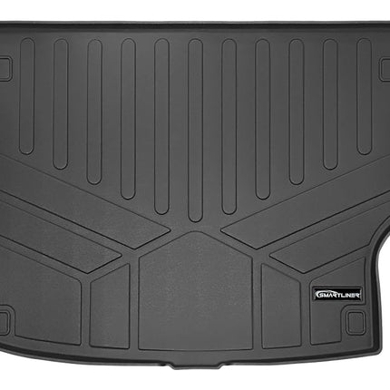 SMARTLINER Alfombrilla de carga negra para todo tipo de clima, ajuste personalizado detrás de la segunda fila, compatible con Kia NIRO EV y PHEV 2023-2024 (se adapta a modelos eléctricos e híbridos enchufables)