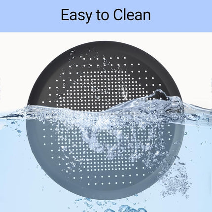 Pizza Pan with Holes, Beasea 11 Inch Nonstick Aluminum Alloy Round Vented Pizza Pans Pizza Crisper Pan Pizza Baking Tray Bakeware for Home Restaurant Kitchen
