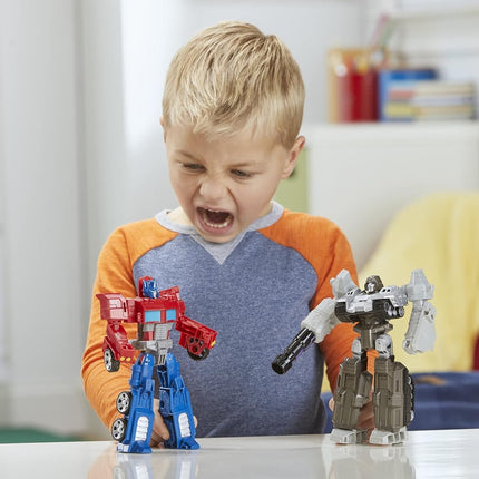 Transformers Toys Heroes and Villains Optimus Prime and Megatron 2-Pack, 17.5 cm, Action Figures For Boys And Girls Ages 6 and Up