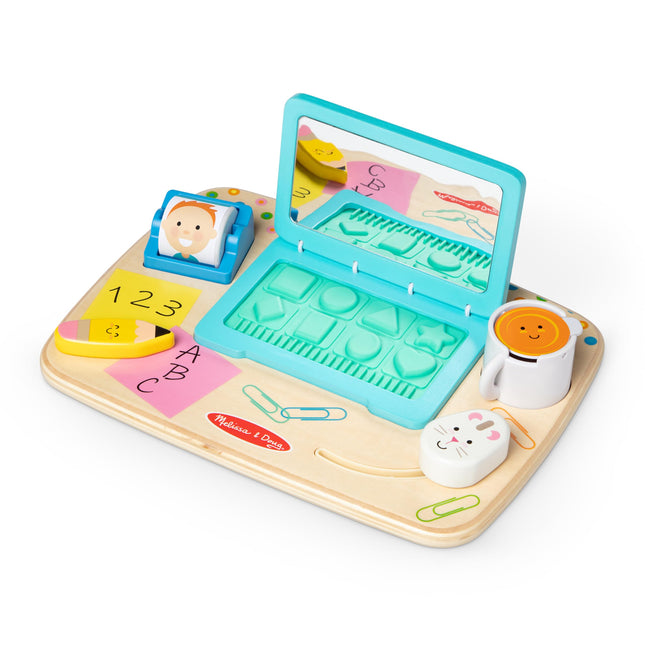 Melissa & Doug Wooden Work & Play Desktop Activity