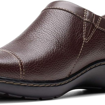 Clarks Women's Cora Giny Loafer, Dark Brown Tumble