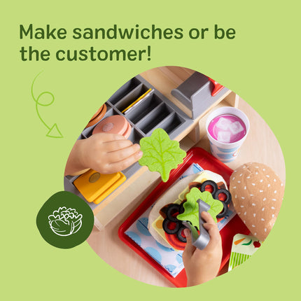 Melissa & Doug Mostrador de Sándwiches Slice And StackMD31650