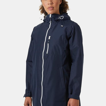 Helly Hansen Women's W Long Belfast Jacket, Navy, M