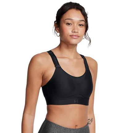 Under Armour Womens Infinity High Impact Sports Bra, (002) Black / / Black, X-Large D-DD, (002) Black / / Black, (X-Large) D/DD