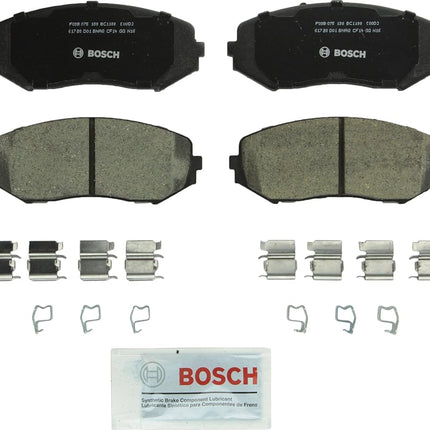 BOSCH BC1188 QuietCast Premium Ceramic Disc Brake Pad Set - Compatible with Select Suzuki Grand Vitara; FRONT