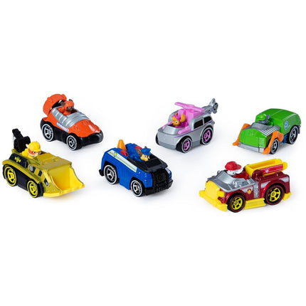 Paw Patrol True Metal Classic Gift Pack of 6 Collectible Die-Cast Vehicles, 1:55 Scale