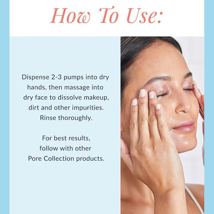 DHC Pore Cleansing Oil, Facial Cleansing Oil, Makeup Remover, Unclog Pores, Residue-Free, Ideal for Oily and Acne Prone Skin, Fragrance and Colorant Free, 5 fl. oz.
