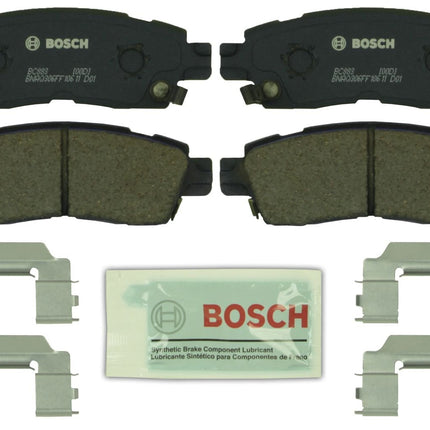 BOSCH BC883 QuietCast Premium Ceramic Disc Brake Pad Set - Compatible with Select Buick Enclave, Rainier; Cadillac XTS; Chevrolet, Trailblazer, Traverse; GMC Acadia, Envoy; Saturn Outlook + More; REAR