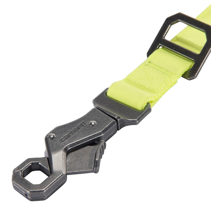 Carhartt Pet Durable Nylon Duck Leashes for Dogs, Reflective Stitching for Visibility, Brite Lime, Large