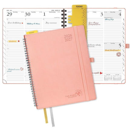 POPRUN Planner 2026-2027 (Large - 8.5'' x 10.5'') 