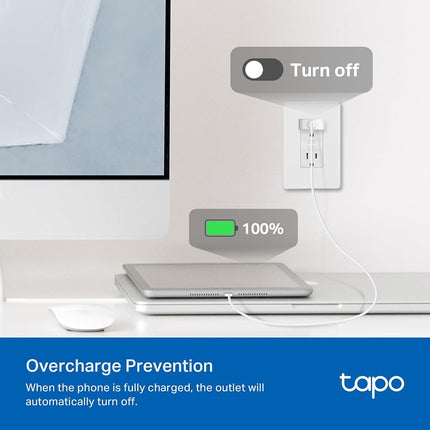 TP-Link Tapo Smart Plug Mini, Matter Compatible, Compatible with Alexa, Google Home & Samsung SmartThings, Energy Monitoring, 15A, UL Certified, 2.4G Wi-Fi Only, Tapo P110M(2-Pack)