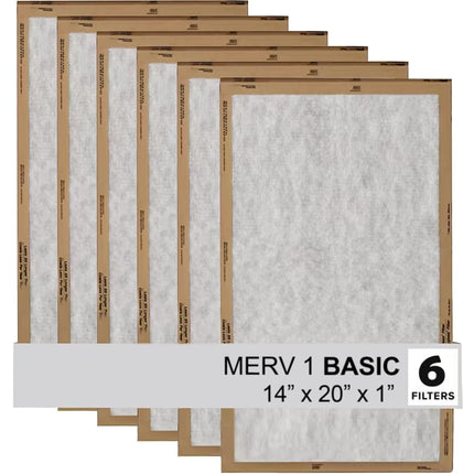 Filtrete 14x20x1 Air Filter, 3M MERV 5 HVAC AC Fur