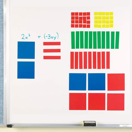 Learning Resources Magnetic Algebra Tiles, 72 Piece Set, Ages 11+ (Packaging May Vary)