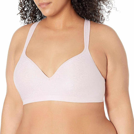 Bali Womens Comfort Revolution Wirefree Comfort Revolution Wirefree Full Coverage Bra - red -