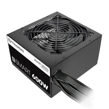 Fuente de alimentación Thermaltake SMART 600W ATX 12V V2.3/EPS 12V 80 Plus certificada con PFC activo PS-SPD-0600NPCWUS-W