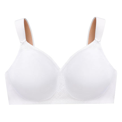 Glamorise MagicLift Seamless T-Shirt Wirefree Bra 1080 (Women's & Women's Plus) White