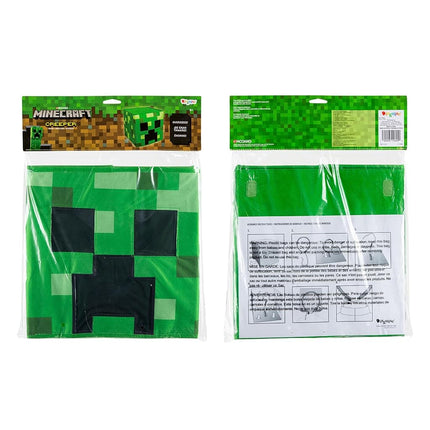 DISGUISE 116909-15L CREEPER HEADPIECE/BLOCK HEAD Minecraft Dress Up & Accessories, Green, One Size