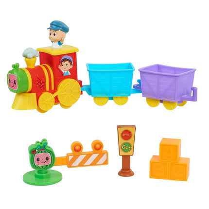 Tren Musical CoComelon All Aboard con Piezas Adicionales, 24 Piezas, Reproduce "The Train Song", Juguetes para Niños de 18 Meses en Adelante por Just Play