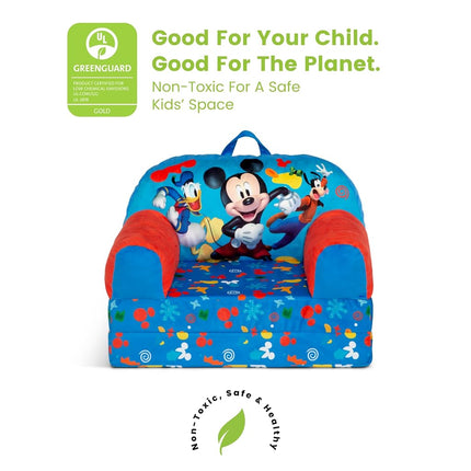 Delta Children Kids Folding Chair, Foam and fabric, Mickey Mouse