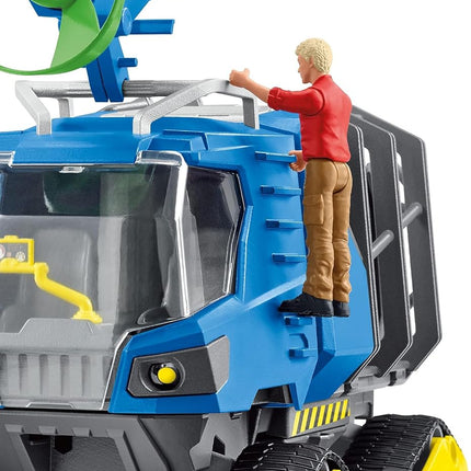 Schleich Dinosaurs - 5Pc Track Vehicle Playset - Kids Ages 4+ | 42604