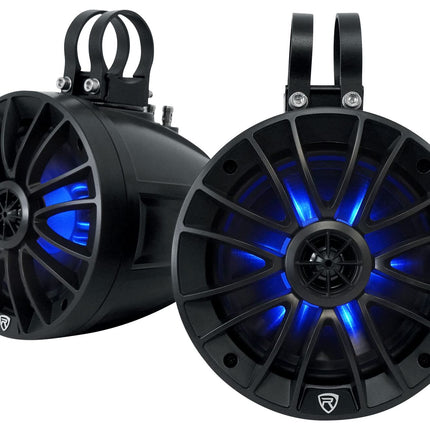 Rockville PT65BR 6.5" Powered Bluetooth LED Tower 