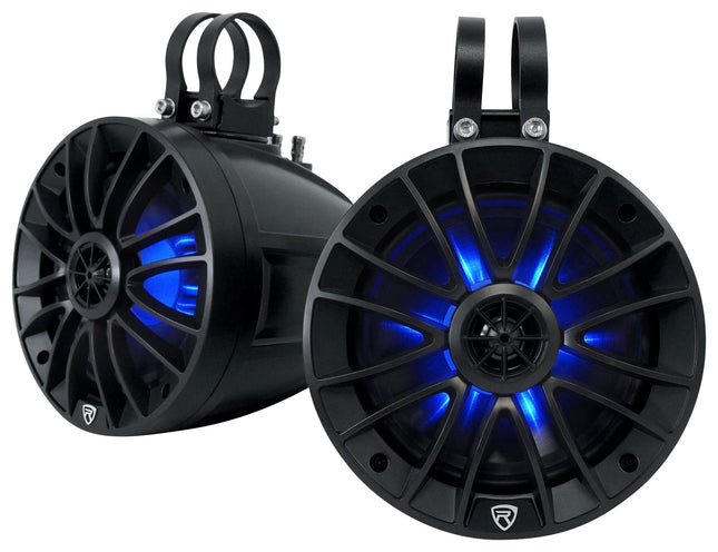 Rockville PT65BR 6.5" Powered Bluetooth LED Tower 