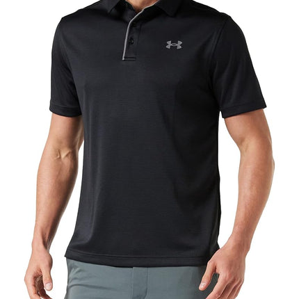 Under Armour Tech Men's Polo Shirt,Black/Graphite,
