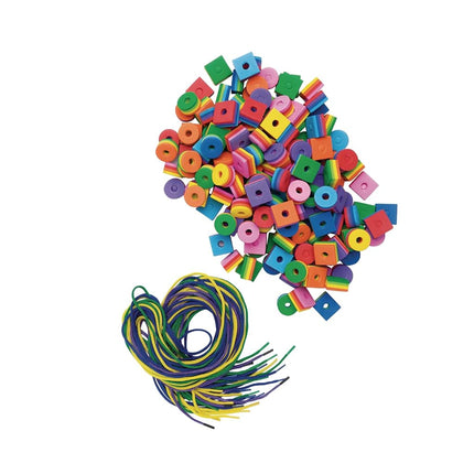 Colorful Jumbo Foam Beads Kit-200 Beads