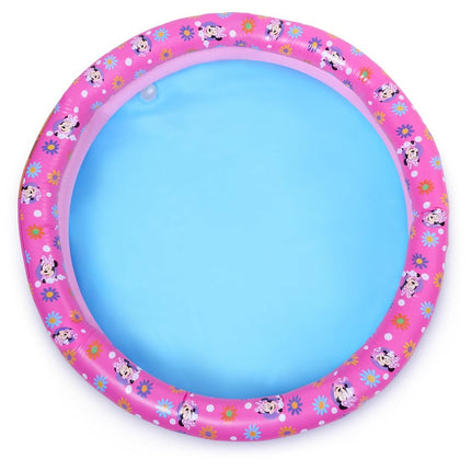 Swimways Minnie Mouse Kiddie Pool, Inflatable Above Ground Pool & Outdoor Toys, Minnie Mouse Party Supplies & Pool Toys for Kids Aged 3 & Up