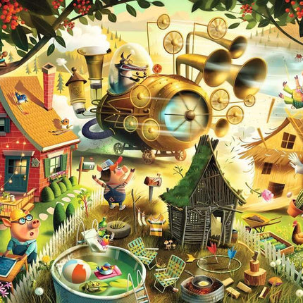 Ravensburger - Look Out Little Pigs! Puzzle 1000 Pieces
