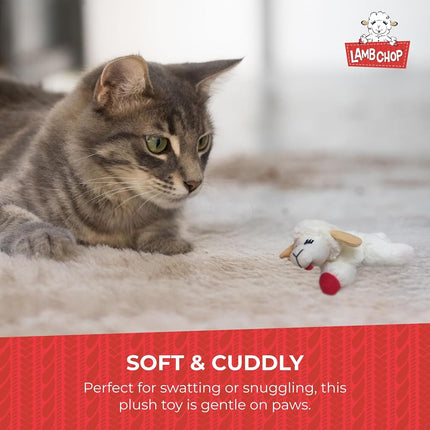 MULTIPET Catnip Lamb Chop 4" Cat Toy By