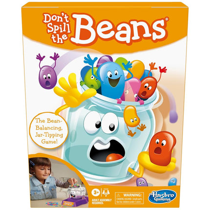 Hasbro Gaming Don't Spill The Beans, Easy and Fun Preschool Game for Kids Ages 3 and Up, for 2 Players