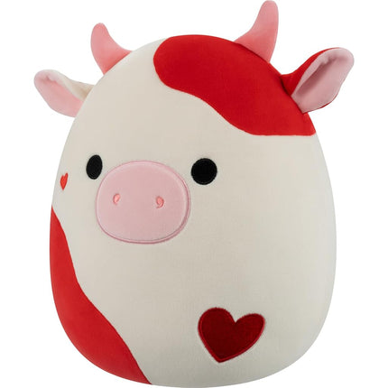Squishmallows Original 12in Idris The Red and White Hearts Cow – Official Jazwares Valentine’s Day Plush (Medium-Sized)