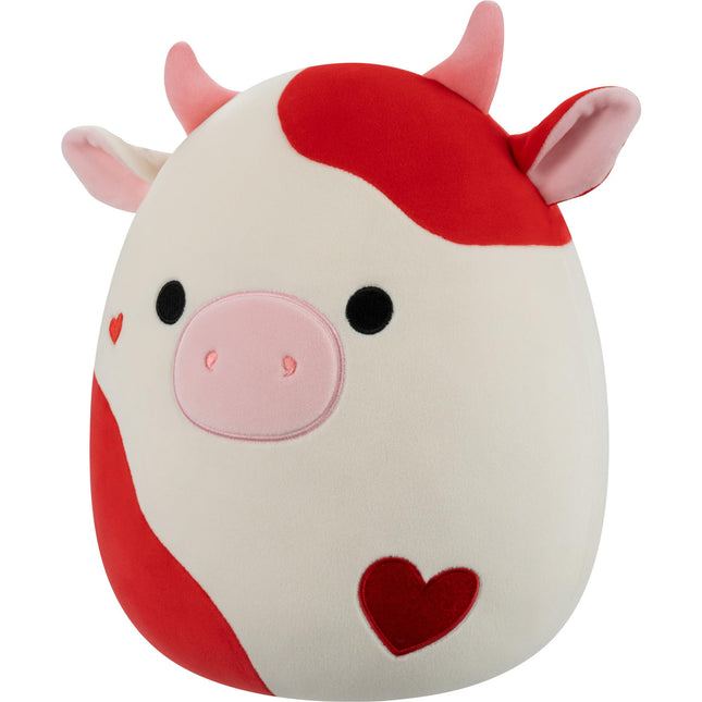 Squishmallows Original 12in Idris The Red and White Hearts Cow – Official Jazwares Valentine’s Day Plush (Medium-Sized)