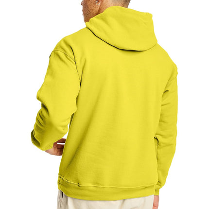 Hanes Men's Pullover Ultimate Heavyweight Fleece Hoodie,Yellow,XX-Large
