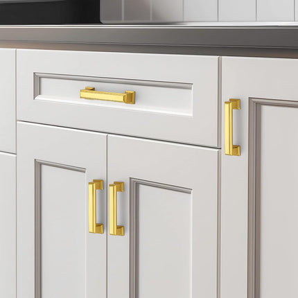 Ravinte Hardware Gold Cabinet Pulls, 3 Inch (76mm), 5 Pack