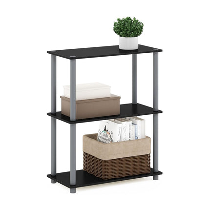 Furinno TURN-N-TUBE Storage Shelves, 3-Tier Book S