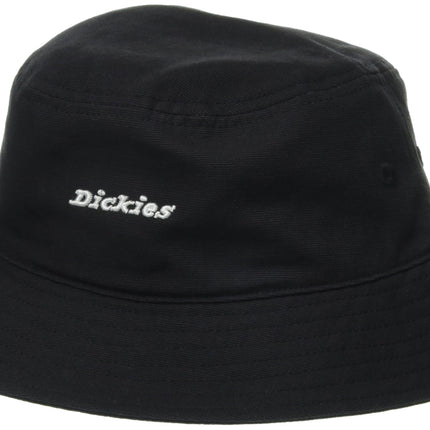 Dickies Mens Script Logo Canvas Bucket Hat, Black,