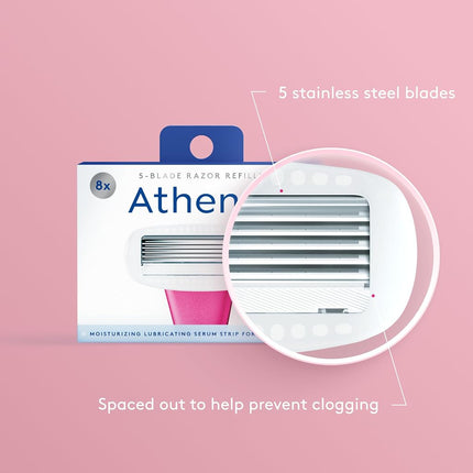 Athena Club Women's Razor Blade Refills - 8 Count