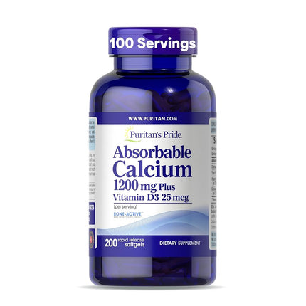Puritan's Pride Absorbable Calcium with Vitamin D 