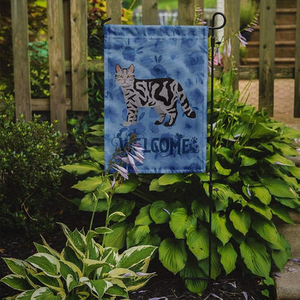 Caroline's Treasures CK4971GF Bandera de jardín con diseño de gato Scottish Straight, tamaño pequeño, multicolor