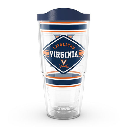 Tervis Virginia Cavaliers - First String Made in USA Double Walled Insulated Tumbler Travel Cup Keeps Drinks Cold & Hot, 24oz, Classic